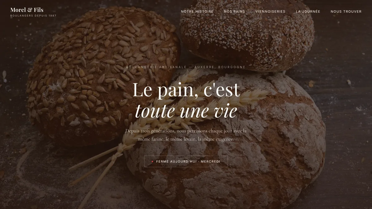 Morel & Fils, boulangerie artisanale à Auxerre